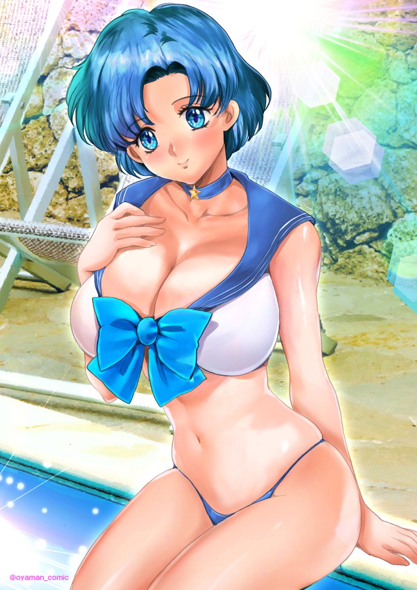 セーラーマーキュリー水野亜美(スク水)描きました!
セーラームーン絵まとめ 
https://t.co/NX4Td0tvhm 
#SailorMoon 