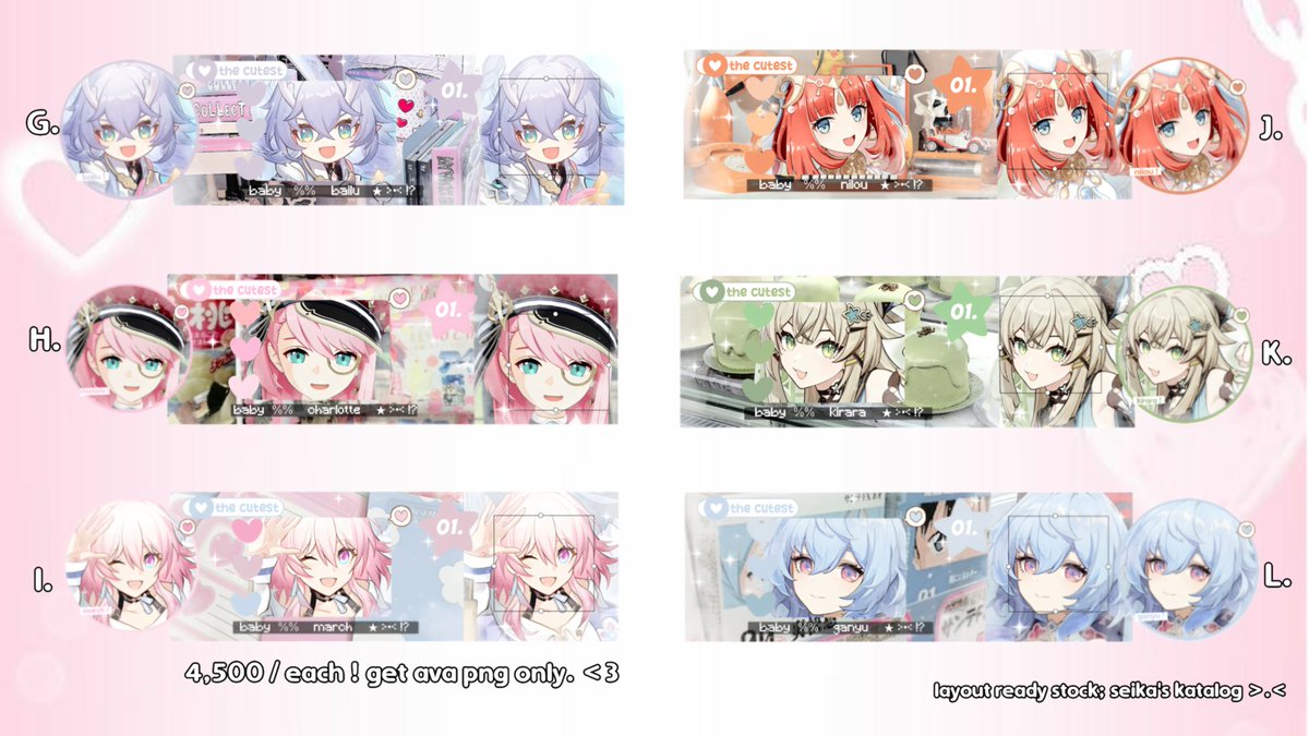 seixka's tweet image. Help RT guys, terima kasih!

Halo, aku ada layout ready stock anime, genshin &amp;amp; hsr. Yang bisa ditake sekarang juga dengan price 4,500/ea sudah dapat 1 header &amp;amp; ava png only.

#zonauang