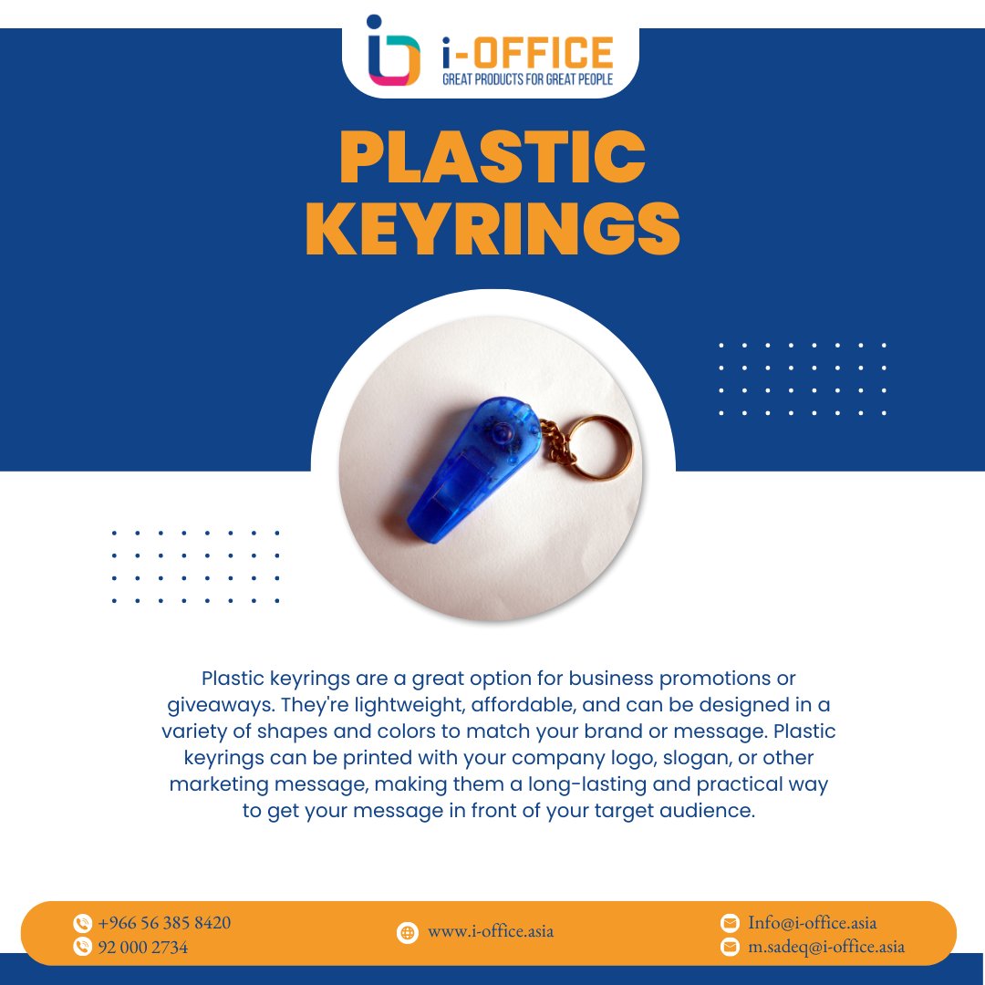 RAFATH4IOFFICE's tweet image. 🔑  Get organized and keep your keys secure with our plastic keyrings #neverloseyourkeysagain #organizationaltools #officeaccessories