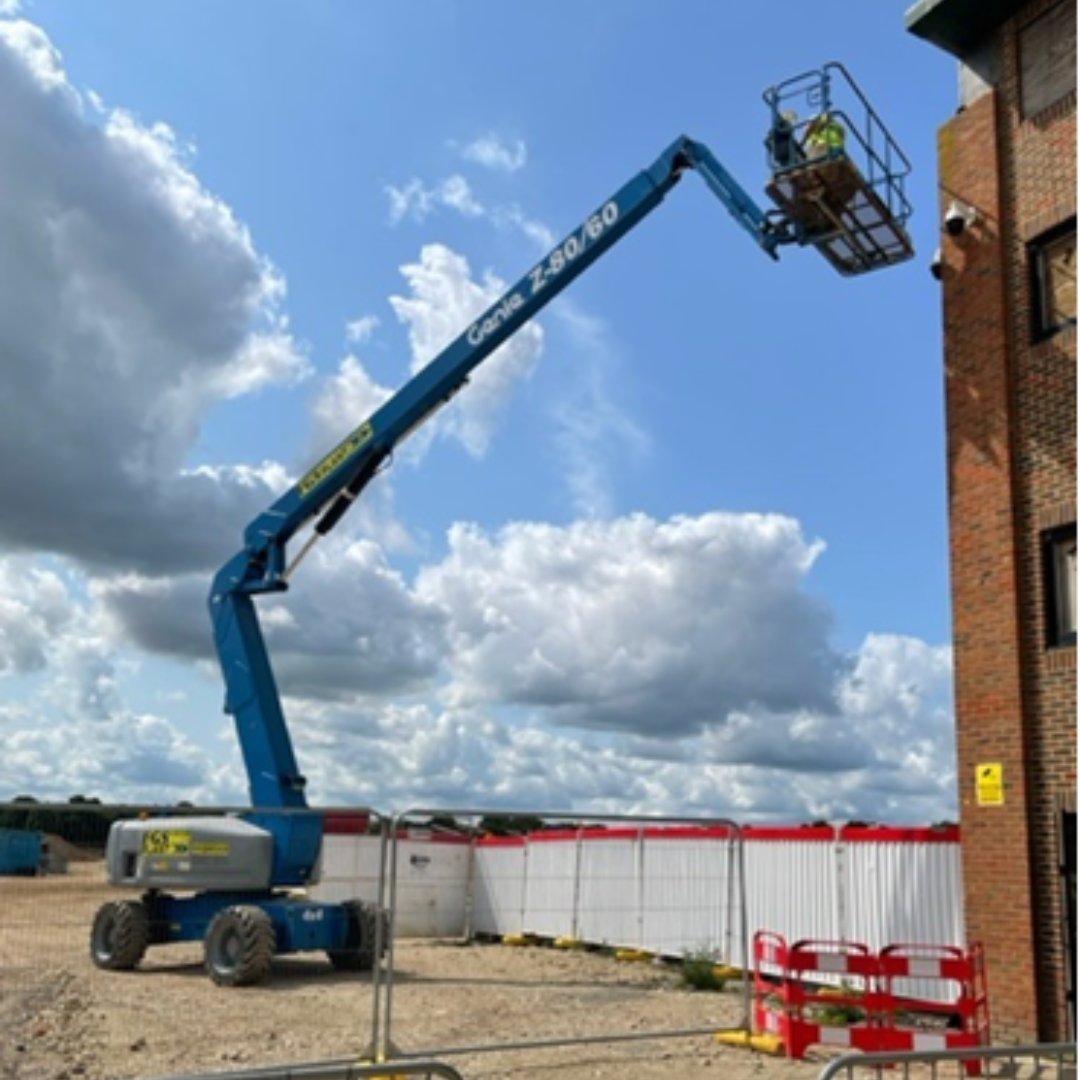 The Genie Z-80/60, also known as a cherry picker in the industry, is the pinnacle of our fleet. With a towering maximum working height of 25.77 meters, it takes your projects to new heights while ensuring your safety and efficiency.

#fgsplant #geniez-18/60 #cherrypickerhire