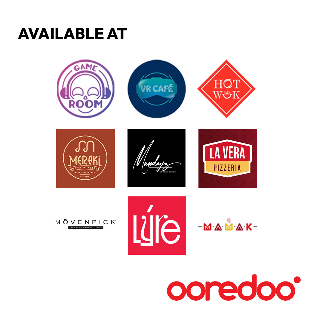 Treat a loved one or even yourself to a variety of drinks and snacks from our #TextaCoffee partners! 

To send Text a Coffee👉 ore.do/txtcofy

<a href="/vrcafeMV/">vrcafe.mv</a> 
<a href="/merakicoffee/">Meraki Coffee Roasters 🇵🇸</a> 
<a href="/laverapizzeria/">La Vera Pizzeria 🍕</a> 
<a href="/MovenpickMV/">Mövenpick Maldives</a> 
<a href="/cafe_lyre/">Lyre</a> 
Mandayz | Game Room | Hot Wok Restaurant | Mamak