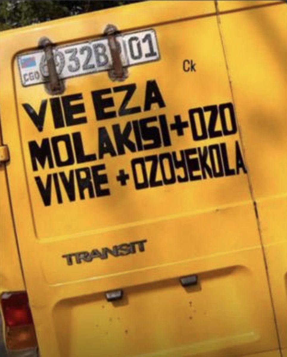 AndyBemba's tweet photo. Pensée du jour : Vie eza molakisi. Plus ozo vivre, plus ozo yekola. https://t.co/dyWen8bt67