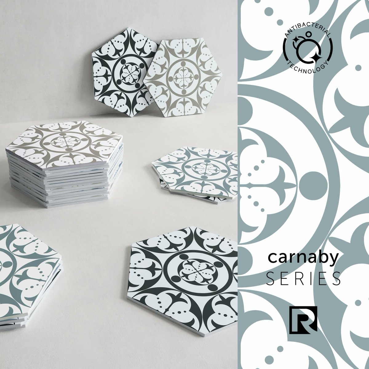 REALONDA1952's tweet photo. Carnaby Series with ACTIV Antibacterial Technology > 28,5x33cm Porcelain Tile · More info: https://t.co/eO5dHA0nJJ
#Realonda #ActivRealonda #madeinspain #tileofspain #porcelain #porcelaintile #ceramics #antibacterial #safesurfaces #decoracion #interiordesign #homedecor https://t.co/khm1FA82v3
