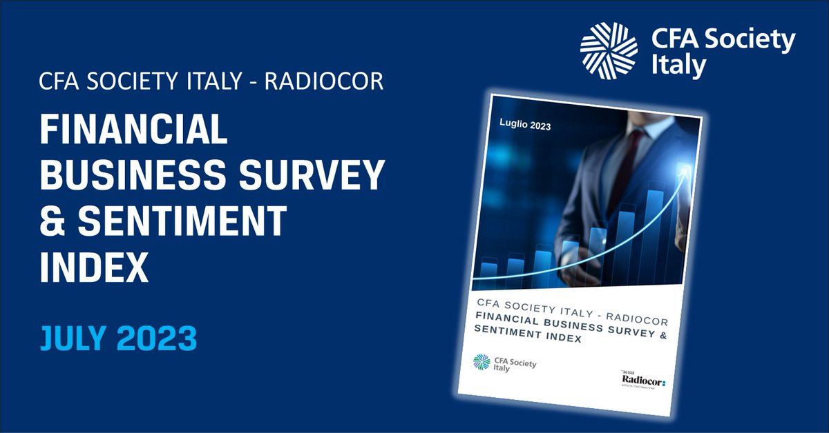 CFAItaly's tweet photo. According to Italian #CFA professional investors, expectations on the domestic economy get worse again: the "Sentiment Index" drops to -45 (-7.5 points compared to the beginning of June 2023).
👉 Download the free report: https://t.co/vaRHIOStyI. @sole24ore - #sentimentindex https://t.co/F0IyekkdYn