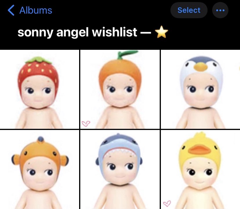 ★ — wtb lfs ph sonny angels 

╰ pink hearts - prio
╰ pref w/ box &amp; foil 
╰ mint condi 

t. sonny angels fruit strawberry orange marine penguin clownfish shark animal duck