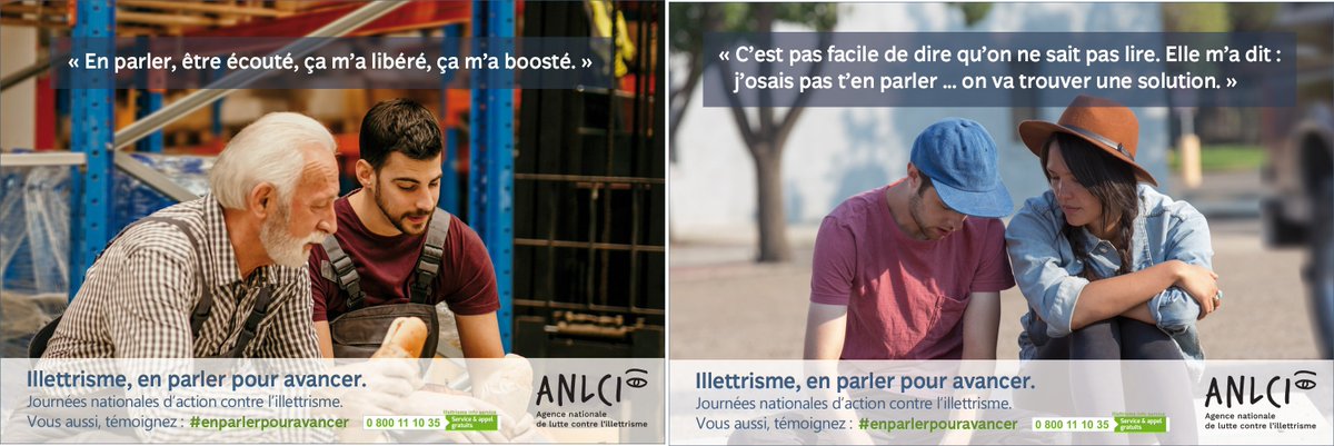 "Illettrisme, en parler pour avancer". C'est le mot d'ordre de la 10e édition des Journées Nationales d’Action contre l’Illettrisme, du 8 au 15 septembre 2023 <a href="/ANLCI_Lyon/">Agence nationale de lutte contre l’illettrisme</a> 
illettrisme-journees.fr/campagne-jnai-…