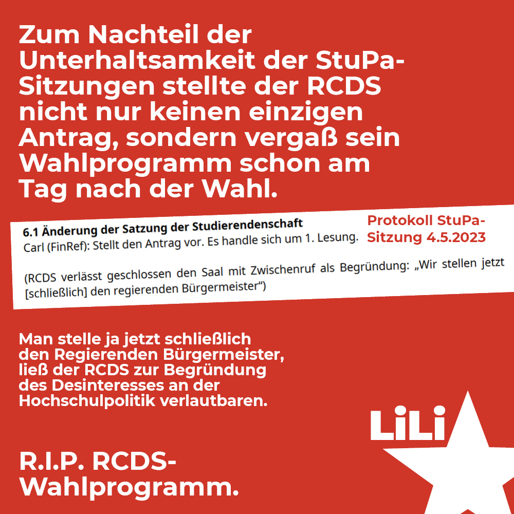 Die Linke Liste an der HU tweet media