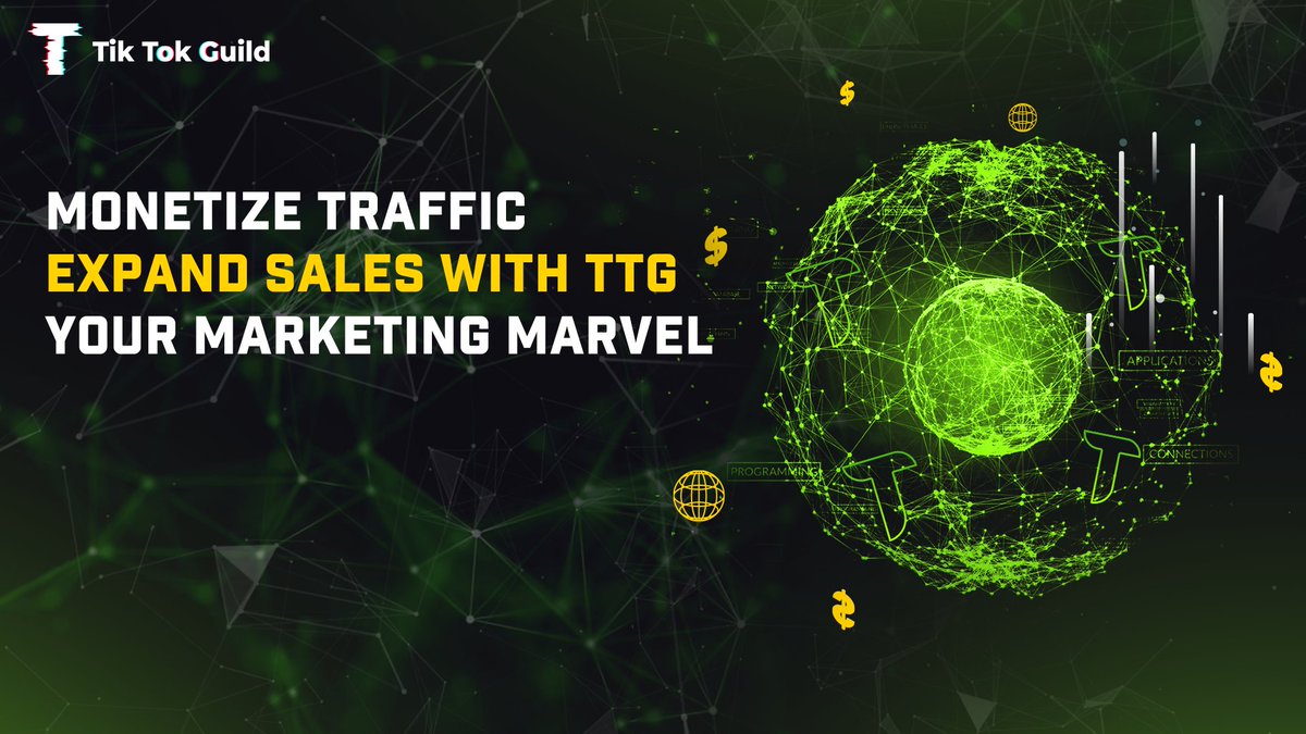 TiktokGuild_'s tweet photo. TTG: The ultimate tool to leverage traffic, widen sales, and monetize your dreams!

#TTG #TTT #TikTok #Watch2Earn #Create2Earn #web3 #blockchain https://t.co/L4KhEZzVLR