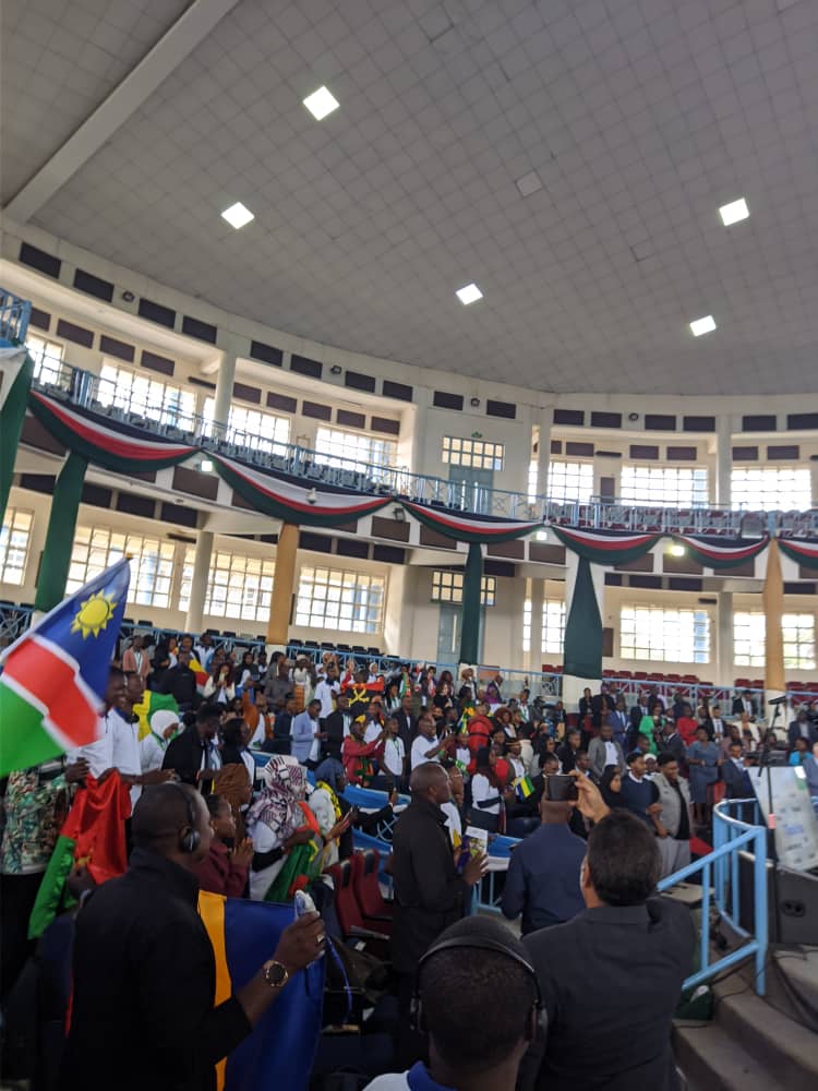 Edi_Ndunobong's tweet photo. Sites from the ongoing High Level Symposium & the opening ceremonies of the @Summer_School1 3rd cohort.
Follow the live events:
https://t.co/HKEdaiFobO
#WhatHasChanhed #NSSCJ3 #ClimateJusticeSchool
@CSDevNet1 @PACJA1 @sylviawachira @E_W_Peanut @nfidelis12 @KenyattaUni @tv_ein https://t.co/xgDr4WQlaf