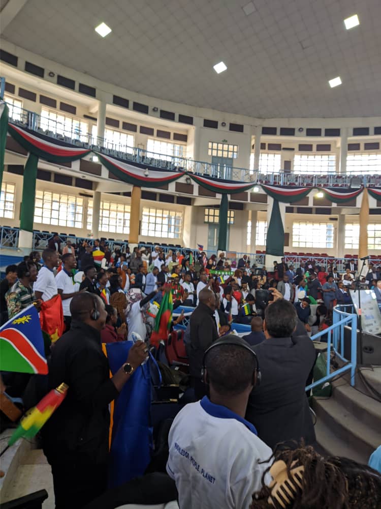 Edi_Ndunobong's tweet photo. Sites from the ongoing High Level Symposium & the opening ceremonies of the @Summer_School1 3rd cohort.
Follow the live events:
https://t.co/HKEdaiFobO
#WhatHasChanhed #NSSCJ3 #ClimateJusticeSchool
@CSDevNet1 @PACJA1 @sylviawachira @E_W_Peanut @nfidelis12 @KenyattaUni @tv_ein https://t.co/xgDr4WQlaf