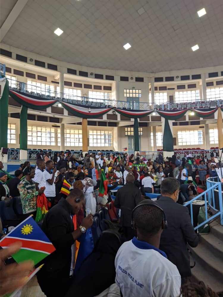 Edi_Ndunobong's tweet photo. Sites from the ongoing High Level Symposium & the opening ceremonies of the @Summer_School1 3rd cohort.
Follow the live events:
https://t.co/HKEdaiFobO
#WhatHasChanhed #NSSCJ3 #ClimateJusticeSchool
@CSDevNet1 @PACJA1 @sylviawachira @E_W_Peanut @nfidelis12 @KenyattaUni @tv_ein https://t.co/xgDr4WQlaf