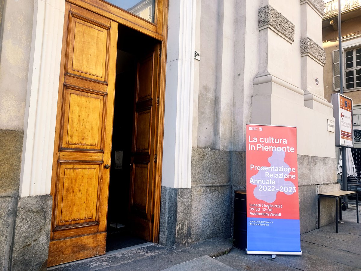 OCP - Osservatorio Culturale del Piemonte (@tweet_ocp) on Twitter photo Presentazione della Relazione Annuale 2022/23. La cultura in Piemonte: tra poco anche in streaming sul sito ufficiale di OCP 👉 ocp.piemonte.it
<a href="/regionepiemonte/">Regione Piemonte</a> <a href="/twitorino/">Città di Torino</a> <a href="/CSP_live/">Fondazione Compagnia San Paolo</a> <a href="/FondazioneCRT/">Fondazione CRT</a> <a href="/CamComTorino/">Camera Commercio TO</a> <a href="/Agisweb/">Agis</a> <a href="/irespiemonte/">IRES Piemonte Istituto Ricerche Economico Sociali</a> <a href="/Unioncamere_Pie/">Unioncamere Piemonte</a> <a href="/Abb_Musei/">Abbonamento Musei</a> <a href="/unito/">Università di Torino</a> Presentazione della Relazione Annuale 2022/23. La cultura in Piemonte: tra poco anche in streaming sul sito ufficiale di OCP 👉 ocp.piemonte.it
<a href="/regionepiemonte/">Regione Piemonte</a> <a href="/twitorino/">Città di Torino</a> <a href="/CSP_live/">Fondazione Compagnia San Paolo</a> <a href="/FondazioneCRT/">Fondazione CRT</a> <a href="/CamComTorino/">Camera Commercio TO</a> <a href="/Agisweb/">Agis</a> <a href="/irespiemonte/">IRES Piemonte Istituto Ricerche Economico Sociali</a> <a href="/Unioncamere_Pie/">Unioncamere Piemonte</a> <a href="/Abb_Musei/">Abbonamento Musei</a> <a href="/unito/">Università di Torino</a>