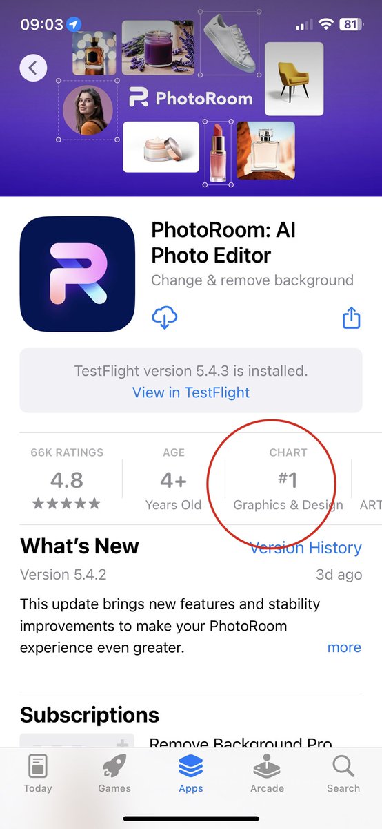 <a href="/photoroom_app/">Photoroom</a> is the #1 generative AI app in the US now