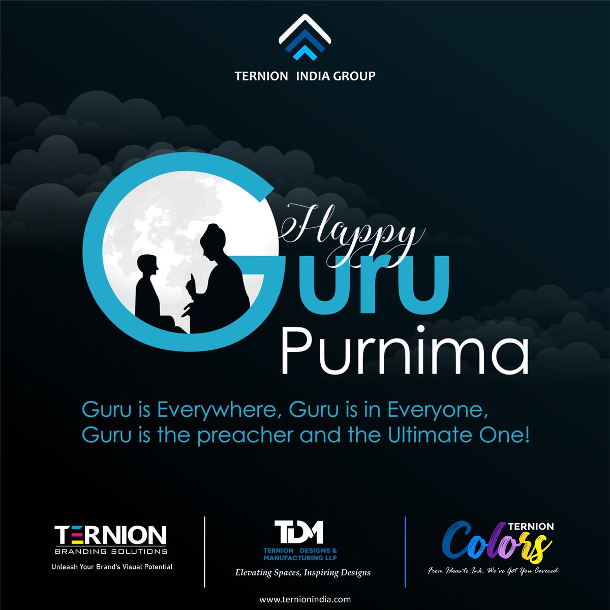 ternionindia's tweet photo. May the divine blessings of your Gurus bestow upon you wisdom, intelligence and inner peace. Happy Guru Purnima to you and your loved ones.
#GuruPoornima #GuruPurnima #HappyGuruPurnima https://t.co/BIocQsxt3l