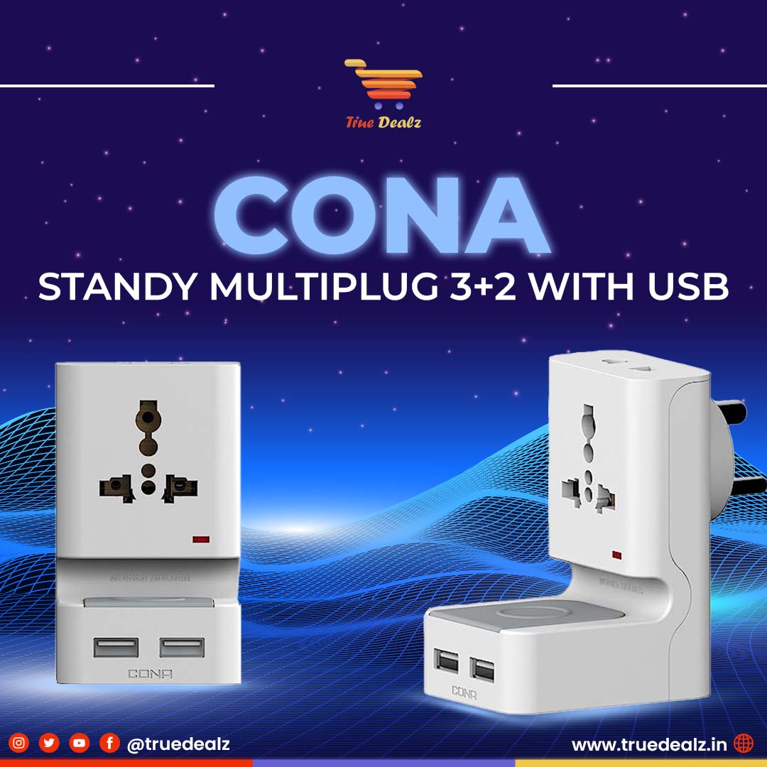 true_dealz's tweet image. Power up your devices with the Cona Standy Multiplug 3+2 with USB! 💪🔌💡💻📱✨ Stay connected and charge multiple devices simultaneously #ConaStandy #Multiplug #PowerUp ⚡️😊

Link: amzn.to/46iAlZF