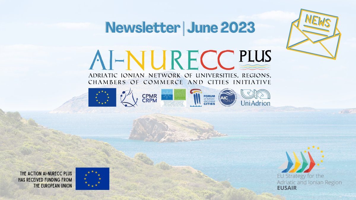 AI-NURECC PLUS (@ai_nurecc_plus) on Twitter photo ๐จThe June #AINURECCPlus Newsletter is out! mailchi.mp/crpm/ai-nureccโฆ
๐ธ๏ธ Don't miss out our new website!
๐ Read everything about our participation at the 8th #EUSAIR annual forum in #Sarajevo ๐ง๐ฆ
โinternship info & a ๐ท contest!
Not yet subscribed? ๐โก๏ธ tinyurl.com/AINURECC ๐จThe June #AINURECCPlus Newsletter is out! mailchi.mp/crpm/ai-nureccโฆ
๐ธ๏ธ Don't miss out our new website!
๐ Read everything about our participation at the 8th #EUSAIR annual forum in #Sarajevo ๐ง๐ฆ
โinternship info & a ๐ท contest!
Not yet subscribed? ๐โก๏ธ tinyurl.com/AINURECC