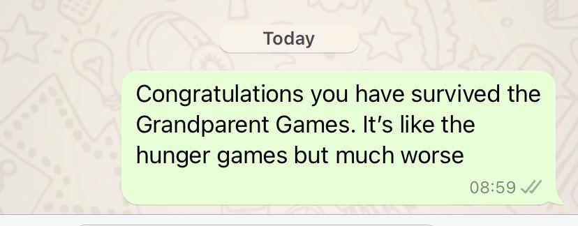 Mum’s had the boys for 4 days while I’ve been galavanting around Barca. 

She deserves the win 🥇