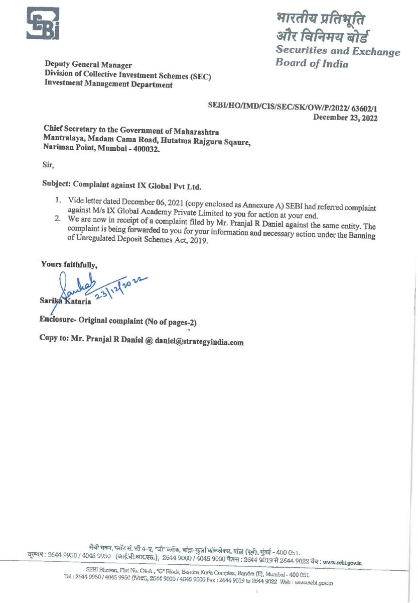 Sandeep_3085226's tweet image. 🚨 Urgent! 🚨
@dir_ed, it's high time you take immediate action against #IXGlobal, a notorious Ponzi MLM company based in Mumbai. They've swindled over Rs. 27,000 crores from innocent people in India. Shockingly, despite numerous complaints by investors, @MumbaiPolice
