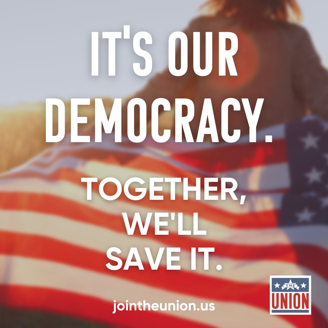 JoinTheUnionWA's tweet image. There's one  problem with MAGAs version of America.

It's another big dystopian lie.

🇺🇸🇺🇸Join the Union. Defend democracy. Let's build an even better nation for all.🇺🇸🇺🇸🇺

#DefendDemocracy #JoinTheUnionUS #JTU #GetInvolved #NoOffYears #2024 #VotingWorks" jointheunion.us