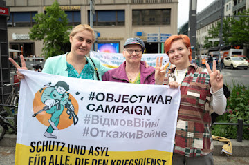 Antimilitarism is not an extremism. 

Our House supports the Antimilitarist Action Berlin: we are grateful for the symbolic bag with 'cargo 200' near the Russian embassy, and for the 'Broken Rifle' near the office of the European Parliament.

#NoMeansNo #NoWar #ObjectWarCampaign