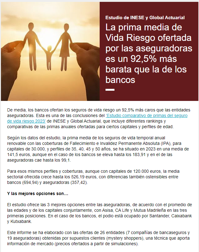 carloslluch's tweet photo. Como podéis imaginar, los españolitos acuden como locos, entusiasmados, a contratar #seguros allá donde les meten la prima doblada. Me pregunto a qué espera el supervisor para indagar cómo alcanza ese canal su 62% de cuota en vida ¿O es mejor no saberlo? https://t.co/RRNL6B1Btp