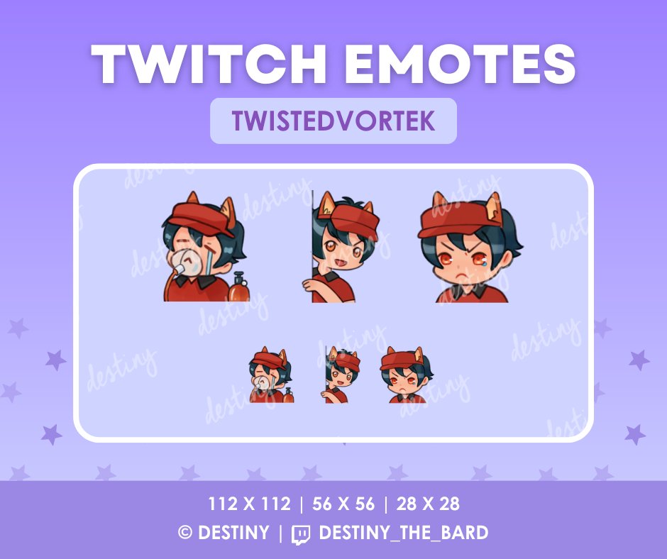 destinythebard's tweet photo. Some emotes I worked on :>

DM me to book a commission🌺 https://t.co/j11HILu24L