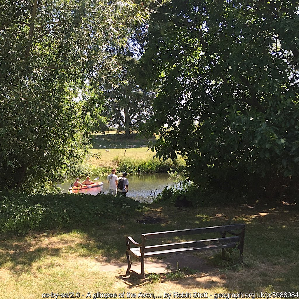 batologist's tweet photo. A day or two late – AGM and meet-up in Plymouth ❤️ – here’s the July image from my @geograph_bi 2023 calendar – summer on the Avon in Warwick https://t.co/JzPD0SWEWA