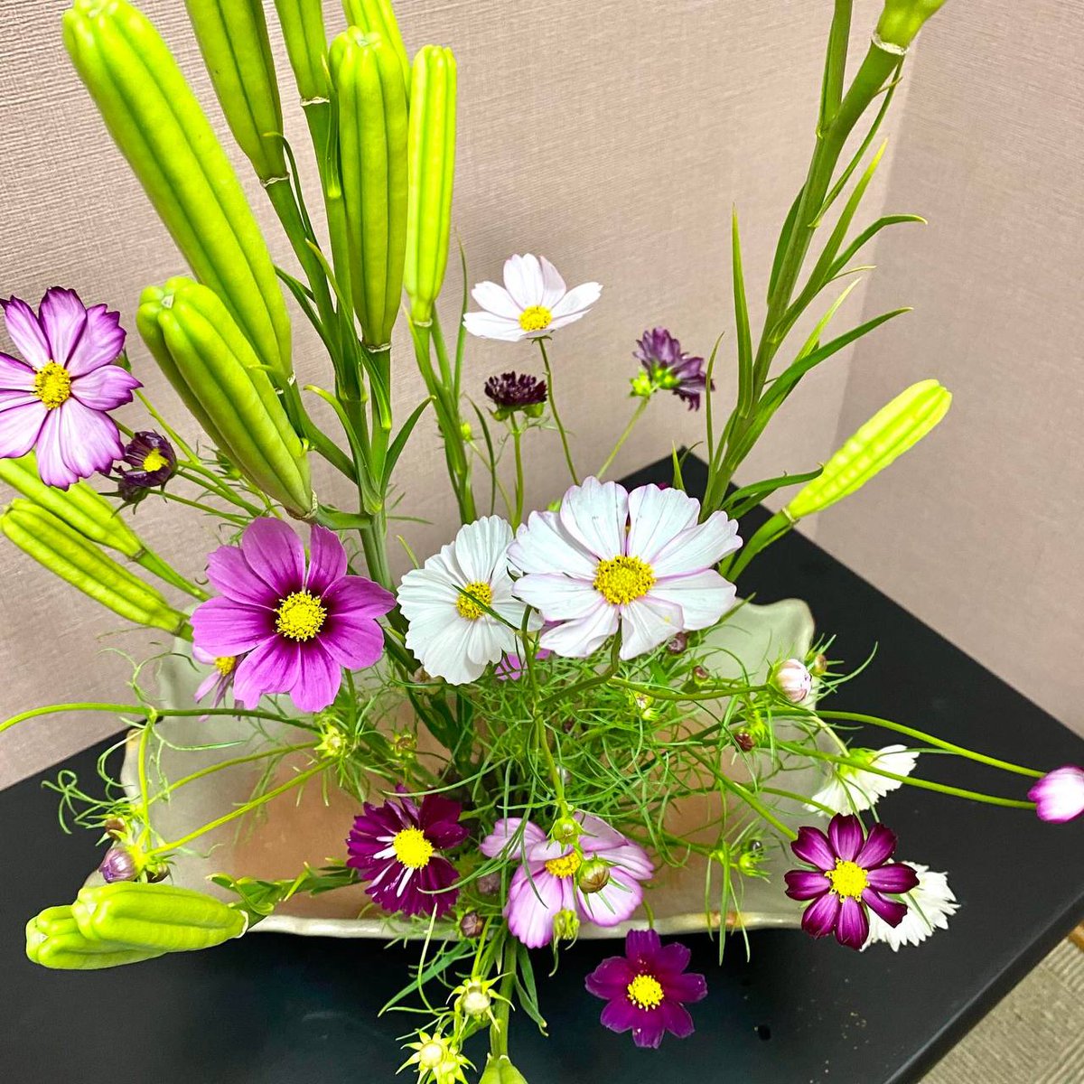 AnniMax56's tweet photo. 最近始めた插花の趣味にはまっています。 https://t.co/S3Ai0vLzqh
