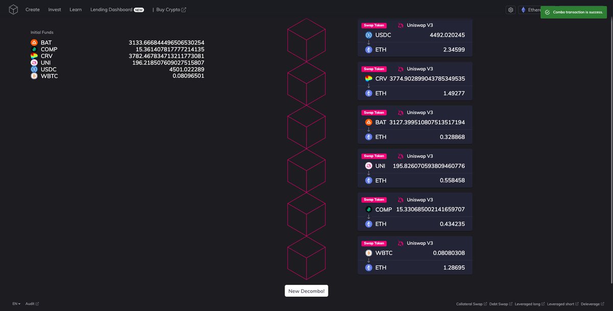 furucombo's tweet photo. This user seems super bullish on $ETH! How about you? Are you team ETH, BTC or team altcoin?
Whichever you choose, you can use https://t.co/wLKJ787IOC to multi-swap tokens to get your favourite crypto in hand in the simplest and easiest way.😉
#combochallenge https://t.co/SELmv9Gi4X