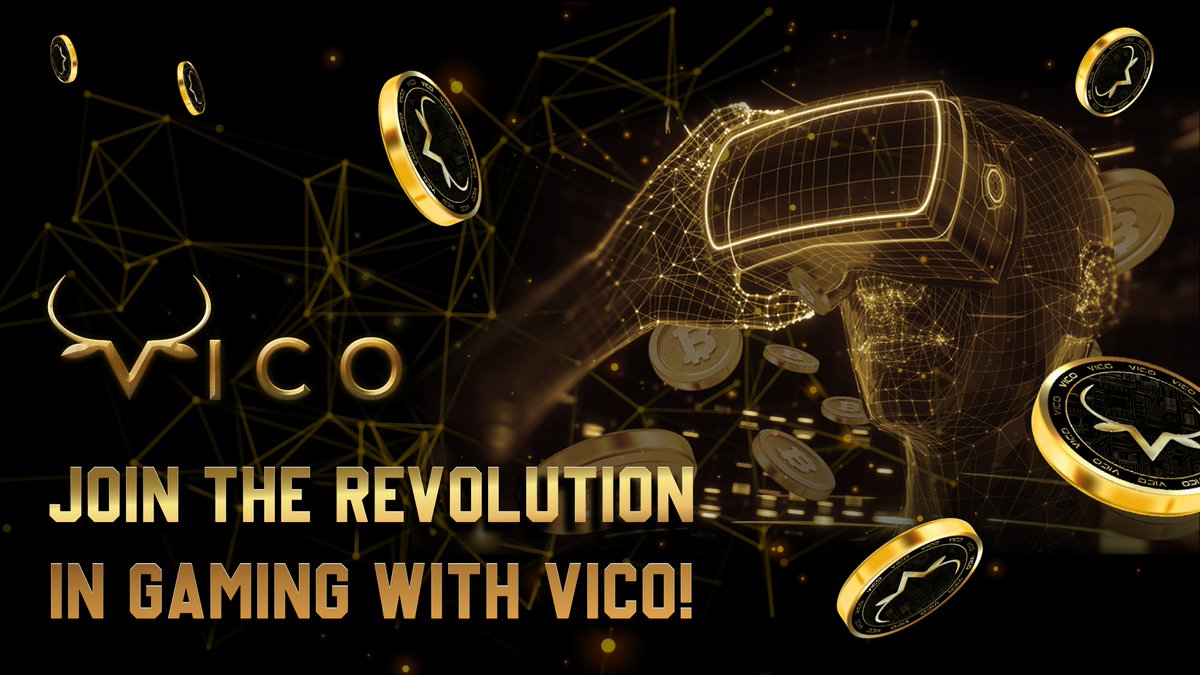 vicooffice's tweet photo. 🤩Join the revolution in gaming with VICO! Our decentralized platform combines blockchain technology, smart contracts, and NFTs to create a trustworthy and rewarding gaming experience. Be part of the change! #VICO #GameFi #GamingRevolution https://t.co/hOZbEWehDR