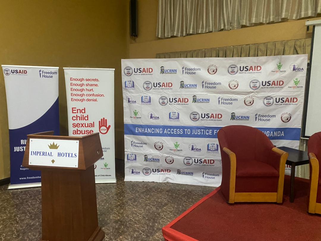 UgandaCRNN's tweet photo. Happening now at Imperial Golf View Hotel is the first national formal and informal child Justice actors forum  in Uganda @USAID @freedomhouse @FreechildUg @ChildAidUganda1 @FIDAUganda 
@LDC_Uganda https://t.co/blk8SnuEvj