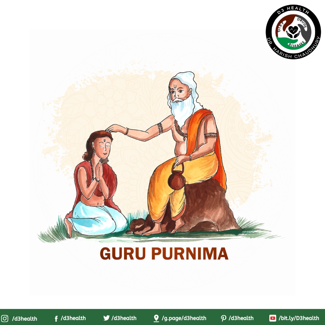 We pay tribute to the great teachers who have shaped our lives and guided us towards success. Happy Guru Purnima to all the mentors out there! #GuruPurnima2023 #GratitudeTowardsGurus #DivineGuidance #GuruBlessings #d3health #drharish #harishchaudhury