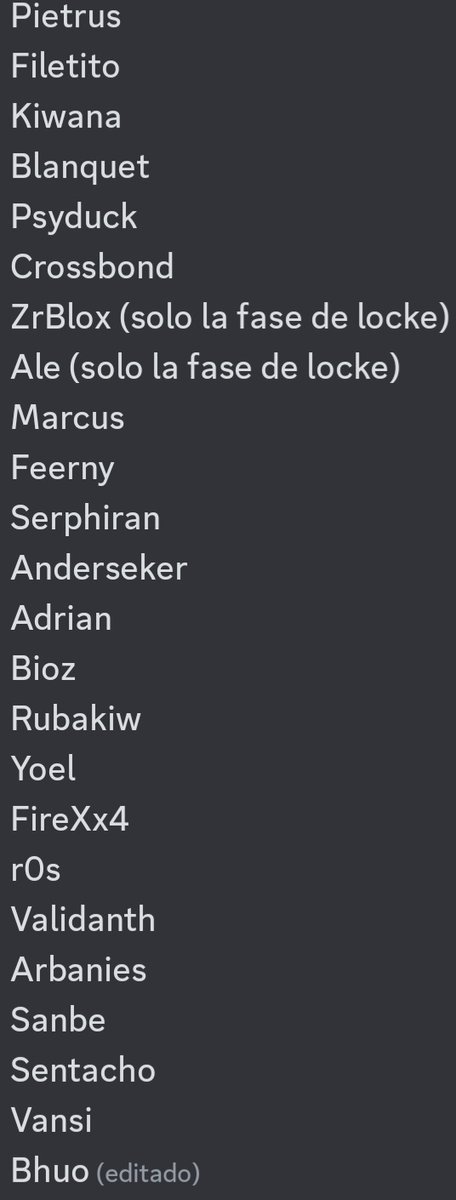 En 2h comienza el nuevo OriginRedLocke (rojo fuego)
Los participantes tendrán desde hoy a las 12pm hasta el día 15 para pasarse el Locke.

 🔥Aquí tenéis la lista de 24 participantes🔥