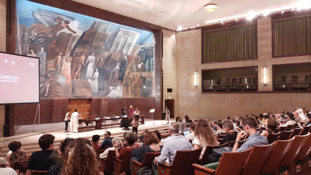 historymatt's tweet image. And we&apos;re off! The first day of #isecs2023 in Rome