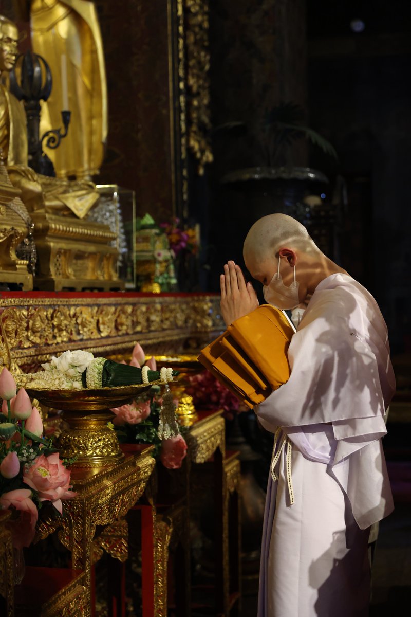 Plustorhouse's tweet photo. ฐิตภทฺโท  ผู้ที่มีความเจริญตั้งอยู่แล้ว 🪷 https://t.co/g92y2mtL2J