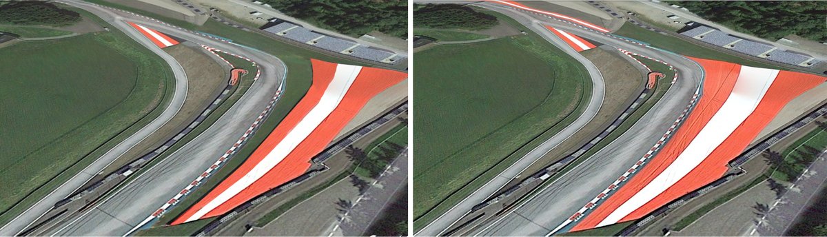 jeveli's tweet photo. It can't be too hard to change the runoff areas to grass?
@f1 #AustrianGP2023 #f1penalty #Formula1 #F1 https://t.co/o6GH71TEE6