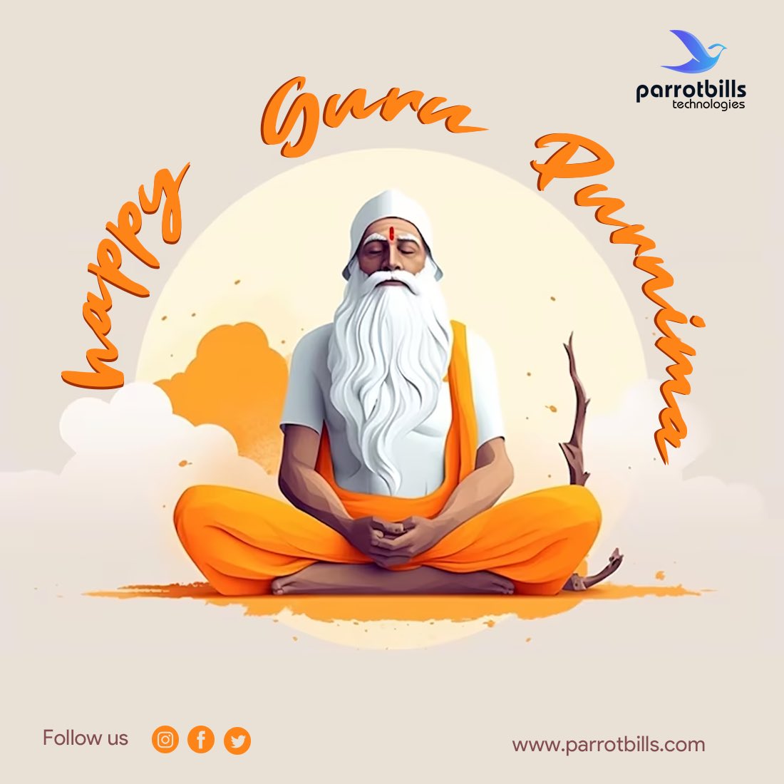 ParrotbillsTech's tweet photo. गुरु पूर्णिमा के पावन पर्व पर सभी गुरुजनों एवं देश व प्रदेश वासियों को हार्दिक बधाई एवं अनंत शुभकामनाएं।

#guruPoornima #teacher #guru #dailynatural #wishes #GuruPurnima2023 https://t.co/5itx0sPPcG