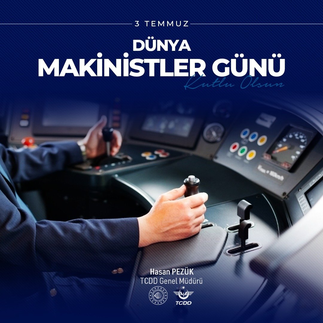 Tecrübesi, fedakarlıkları ve aidiyet duygusuyla çalışarak demiryollarımıza değer katan; yolcularımıza yol arkadaşı olan, görevini memleket sorumluluğuyla yapan tüm makinistlerimizin 3 Temmuz #DünyaMakinistlerGünü’nü tebrik ediyorum.