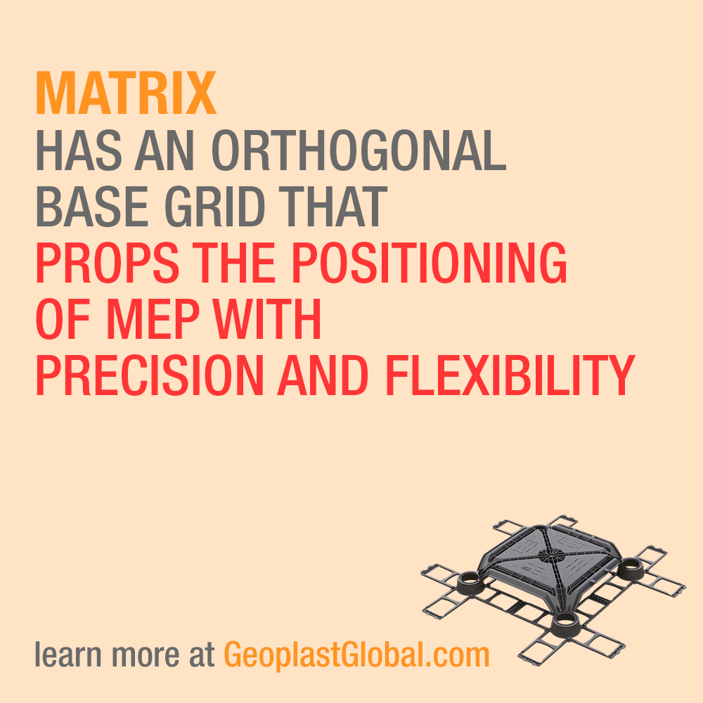 Geoplast's tweet photo. More about Matrix: https://t.co/hUp0QWtHfc
#Geoplast #sustainableprofitability #raisedfloors #sustainableconstruction https://t.co/8c4durdjqj