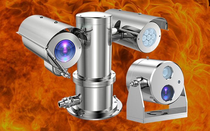 Os presentamos nuestra gama de cámaras especiales para resistir en cualquier tipo de ambientes.

Cámaras a prueba de explosiones para áreas industriales peligrosas, con un sistemas de seguridad de cámaras CCTV a prueba de explosiones para áreas industriales agresivas.