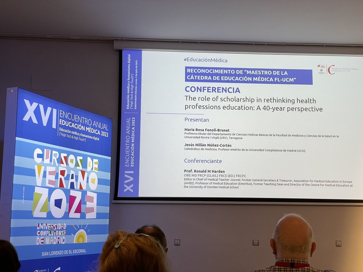 Arranca el encuentro «Educación médica y humanismo» en los <a href="/CursosVeranoUCM/">Cursos de Verano UCM</a>, gracias a la <a href="/FundacionLilly/">Fundación Lilly</a>.  #Educaciónmédica