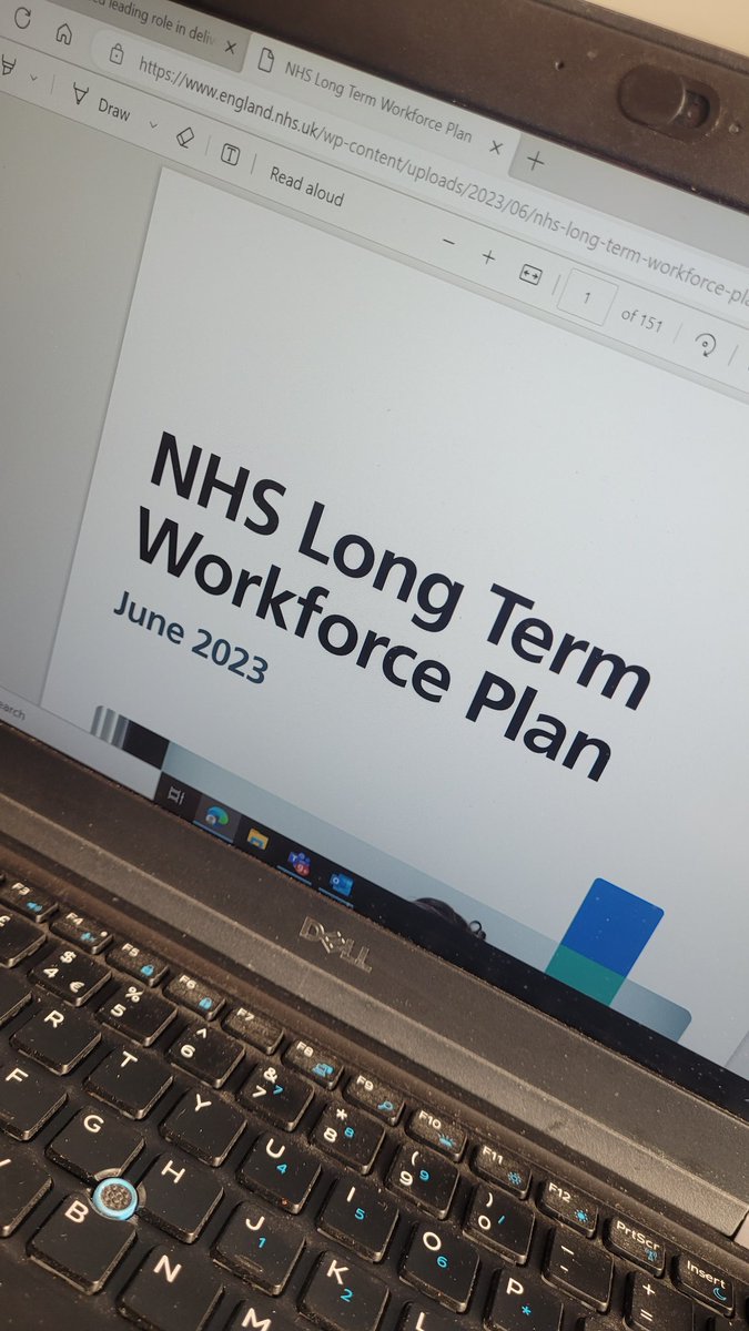 emmasymonds2511's tweet image. What else would I be doing on a 2 hr train journey 😄! #nhslongterm #Workforceplan @NHSSomerset