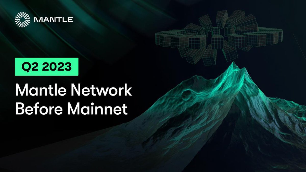 Mantle Milestones: Q2 2023 🍾 Mantle Network has been live on the testnet for almost 6 months and has experienced significant growth and development. Today, #Mantle shares a summary of its achievements: ✨ $BIT out, $MNT in ✨ dApps on Testnet + more 📖 mantle.xyz/blog/community…