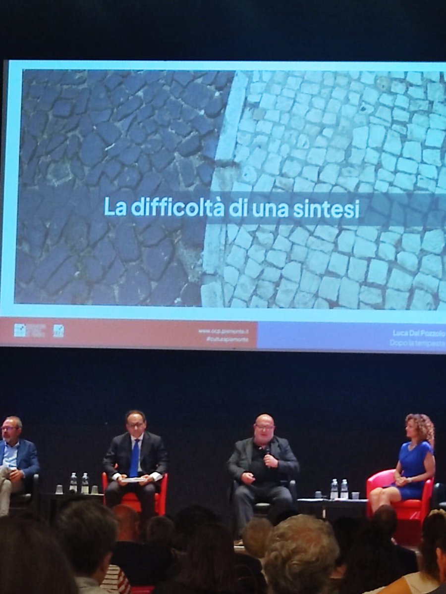 "Siamo chiamati a fare uno sforzo collettivo per mettere insieme i diversi elementi e fare sintesi. Abbiamo la sensazione di vedere tanti particolari, ma ci sfugge una figura di insieme, che può portarci fuori dal modo di pensare la cultura." Le parole di Luca Dal Pozzolo, OCP