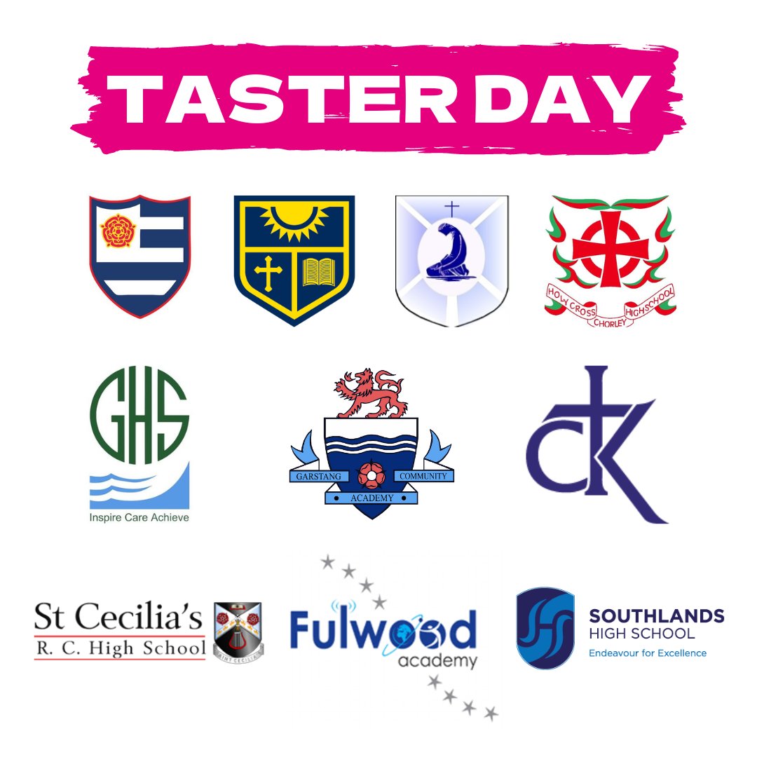 Today is our second Year 10 Taster Day and we'd like to welcome @BrownedgeStMary, @CTKPreston, @FulwoodAcademy, @GarstangAcademy, @greenbankhs, @holycrosschorl, @lostockacademy, @SouthlandsHS, @StBedesRCHS and @StCeciliasHigh. We hope you enjoy your day at Newman!