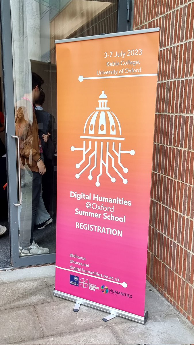 And we're off... Digital Humanities @ Oxford Summer School edition 13 commences! Wishing everyone a great week of DH at #DHOxSS2023