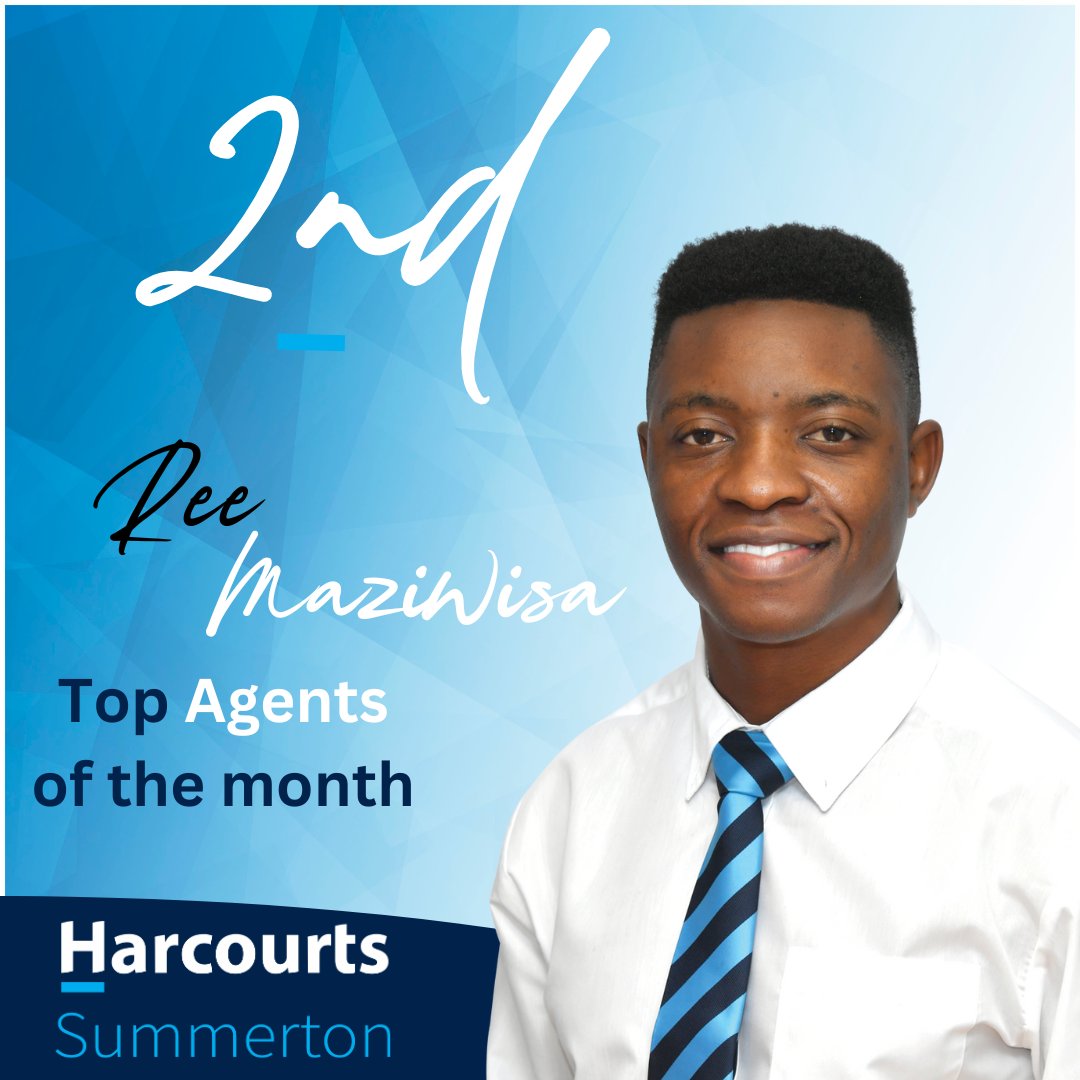 TOP AGENTS for the month of June. Congratulations to Ree Maziwisa for coming 2nd! Thank you Port Elizabeth for trusting Harcourts Summerton and our agents with your properties! #HarcourtsSummerton #TopAgent #AgentOfTheMonth #PortElizabethRealEstate #ReeMaziwisa