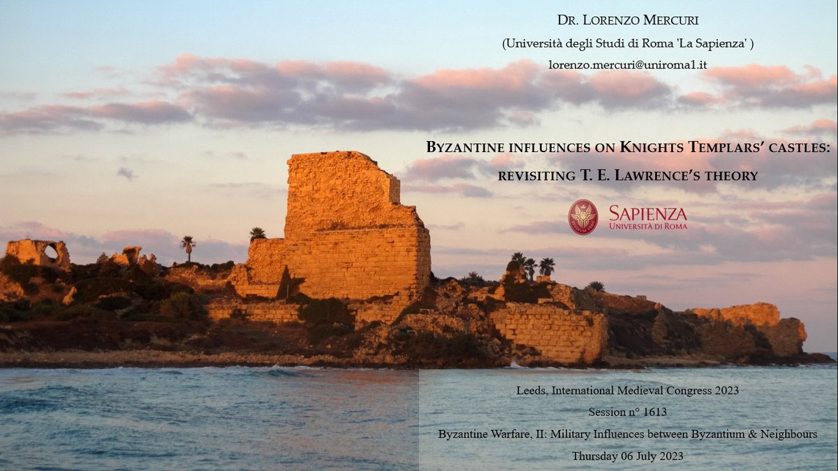 #imc2023 #s1613 Somebody suggested 'Lorenzo of Rome on Lawrence of Arabia' as the title for my @IMC_Leeds paper. Even if I wasn't brave enough to make this dream come true, see you all on Thursday 6th July at 11:15-12:45 / Session n° 1613!