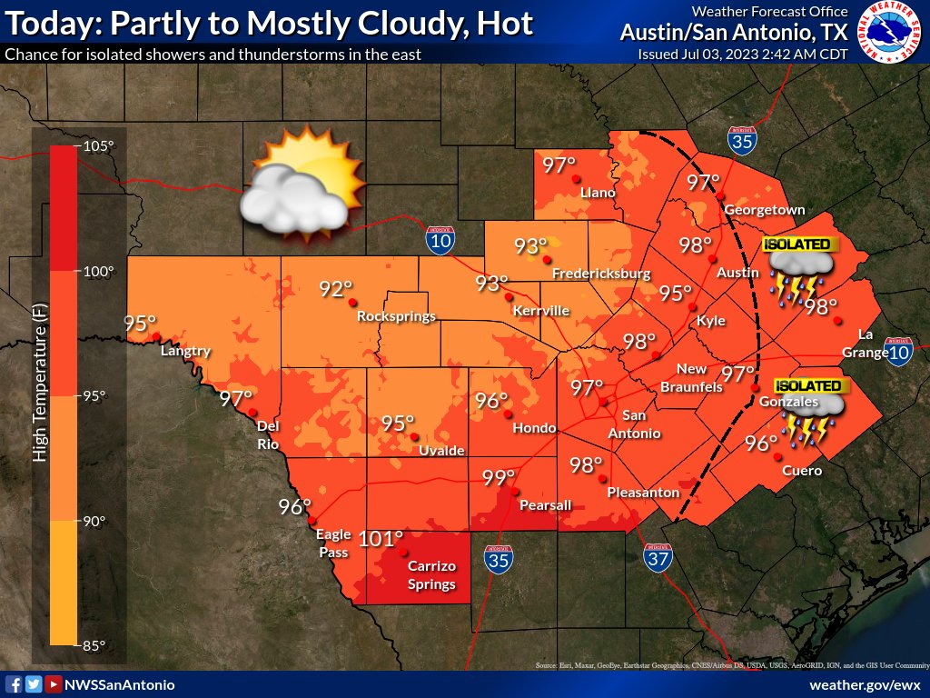NWS Austin/San Antonio on Twitter "The forecast seems to be repeating