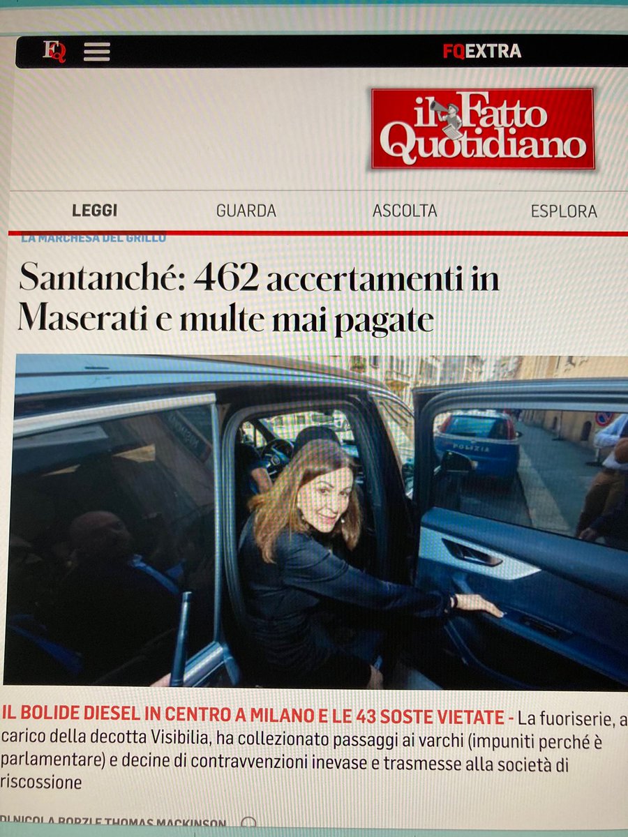 Questo è un modus operandi, una filosofia di vita. Una così dovrebbe esser costretta alle dimissioni da ministro subito, ad horas, per decenza istituzionale...